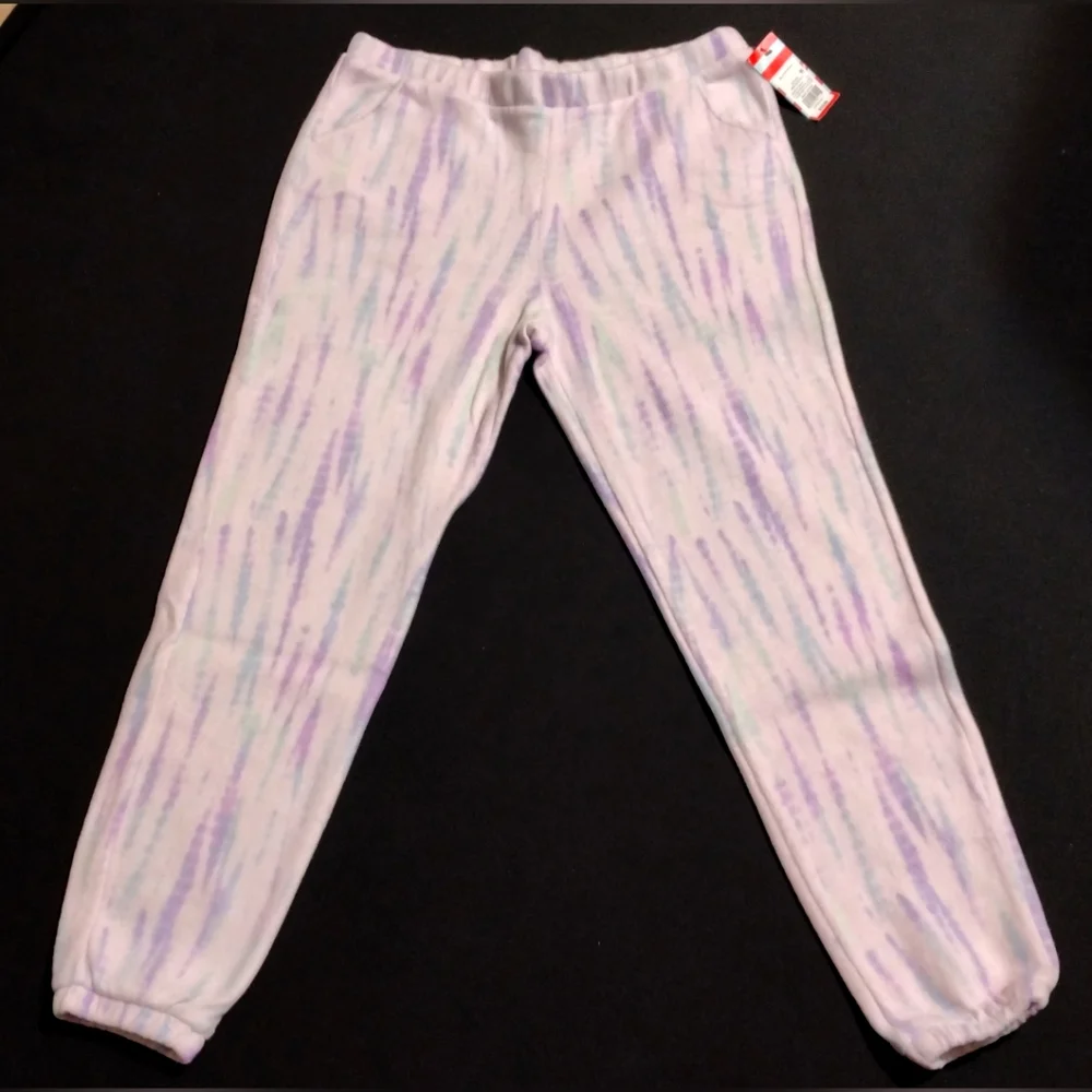 Girls XL PLUS 14 / 16 Fleece Joggers PJ Bottoms Pants NEW Cat & Jack - Picture 4 of 12